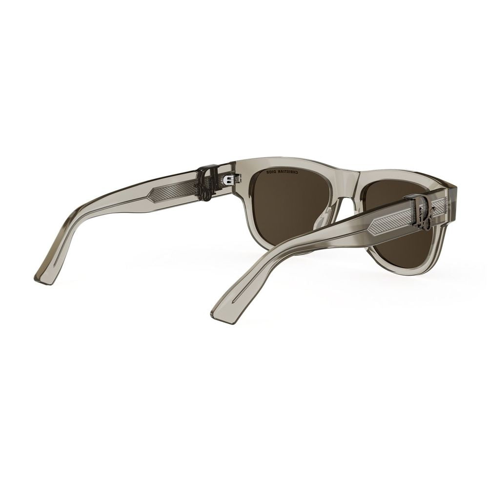 Oblique S4I Transparent Beige Square Glasses