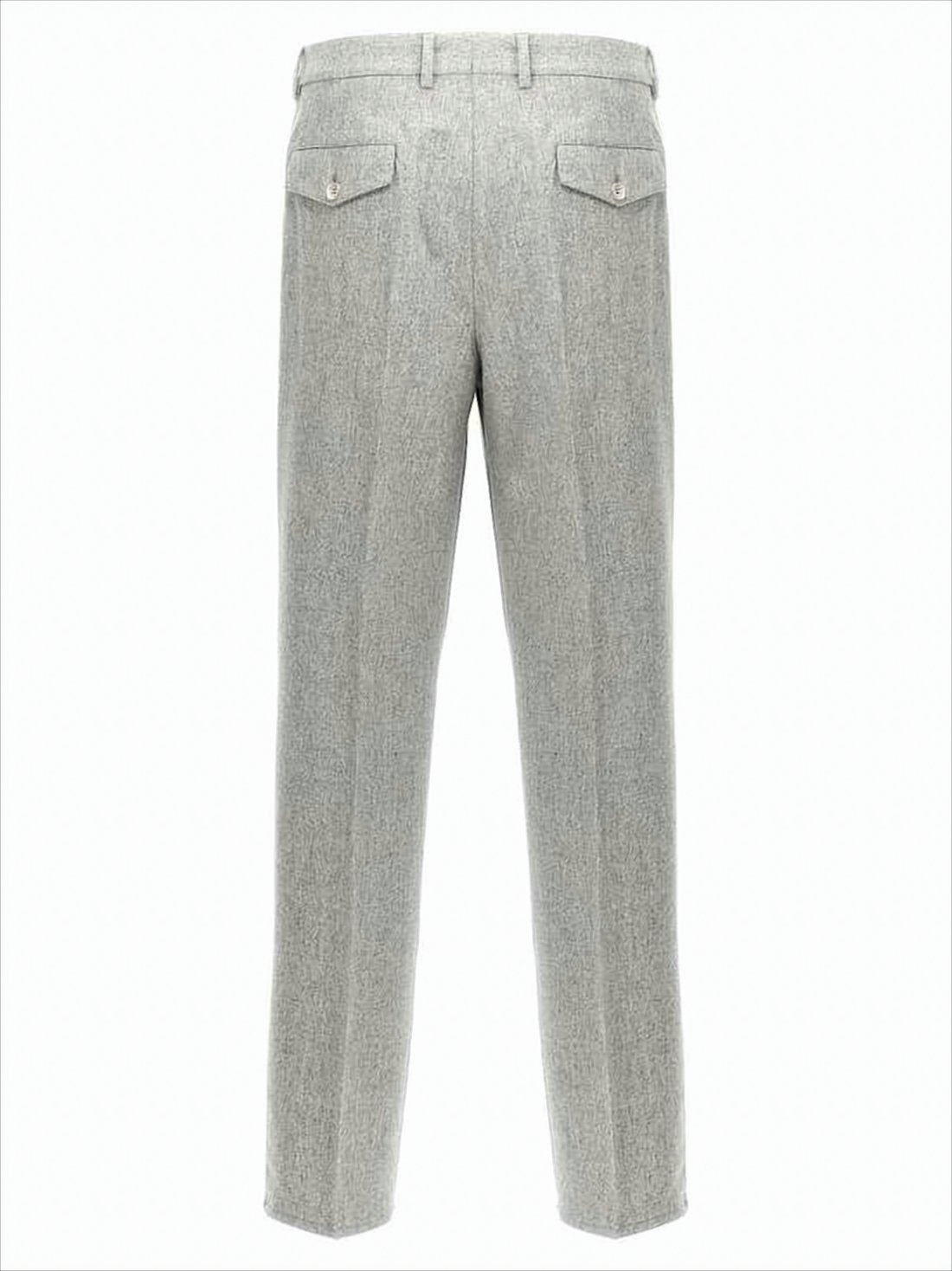 Tailored Grey Suit Pants