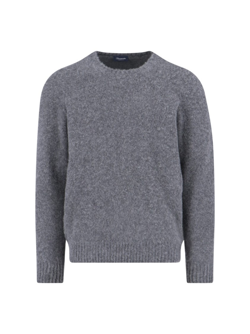 Cashmere Sweater, Grey, Crew Neck