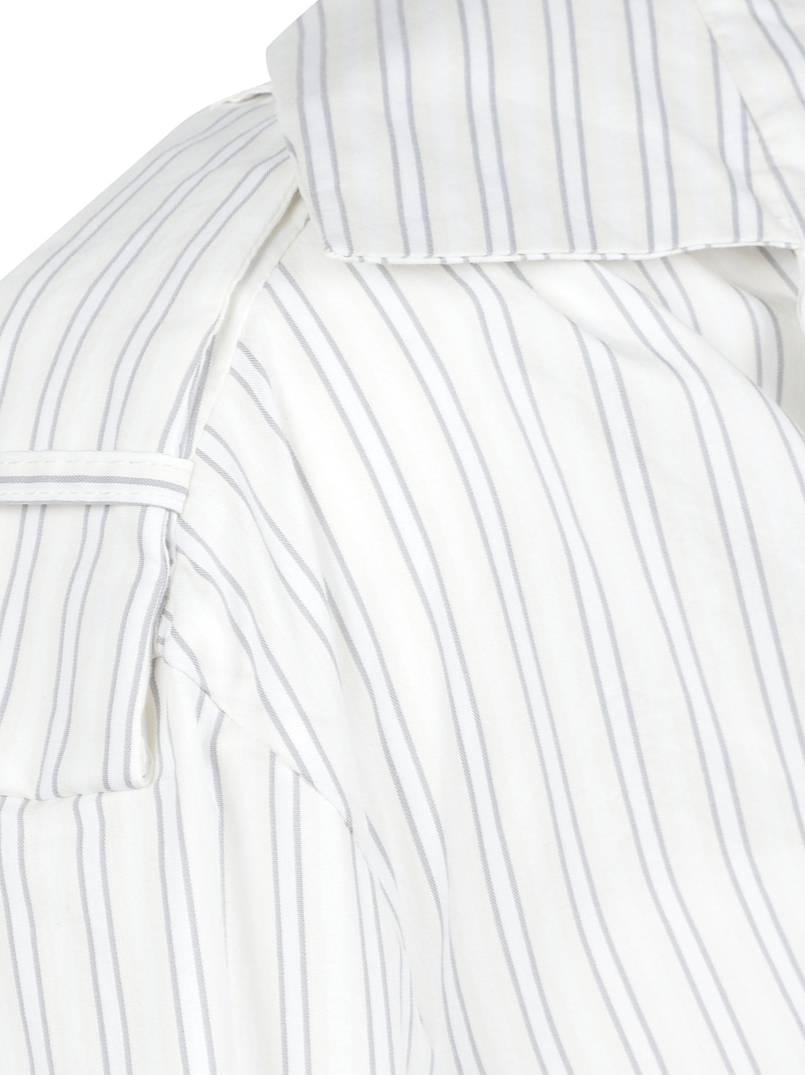 Lazul Wrap-Style White Dress
