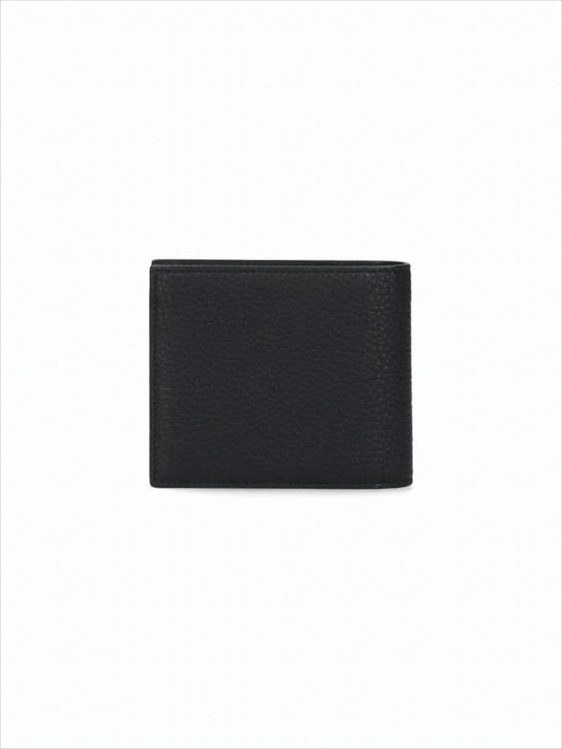 Textured Calf Leather Bifold Wallet