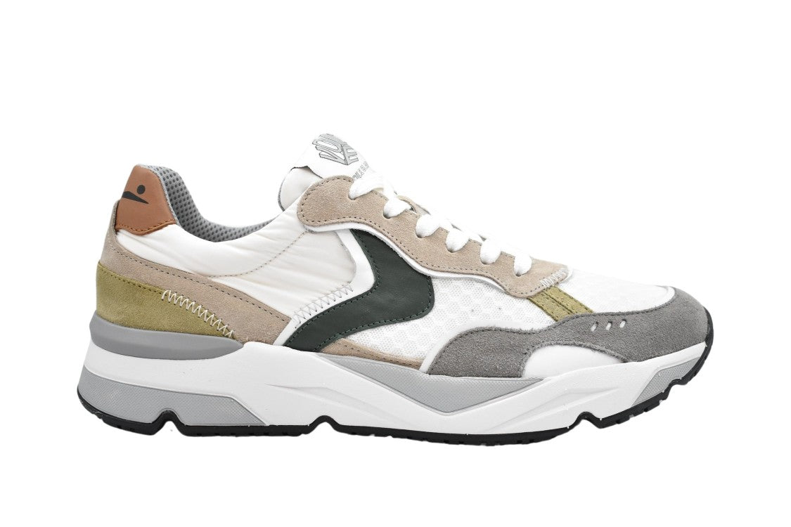 Lace-Up Sneakers with Suede