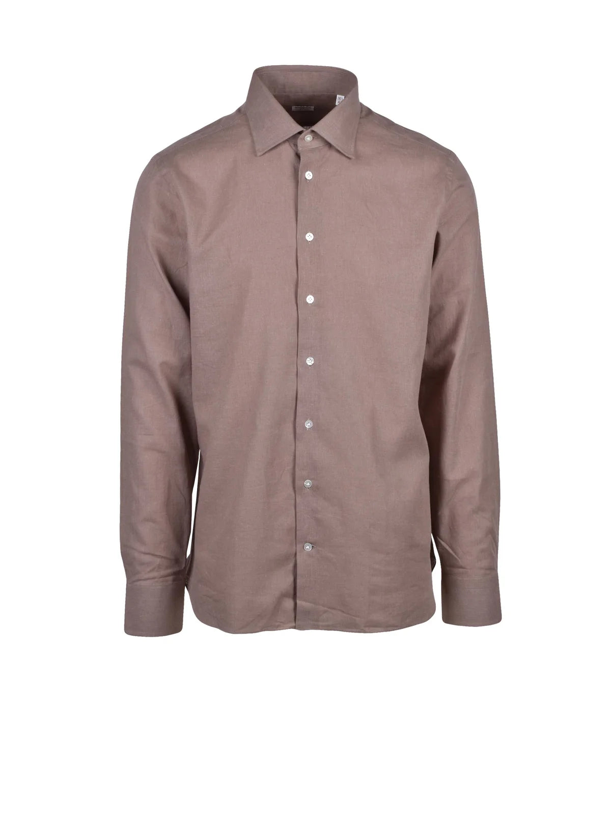 Cotton Linen Shirt - Taupe