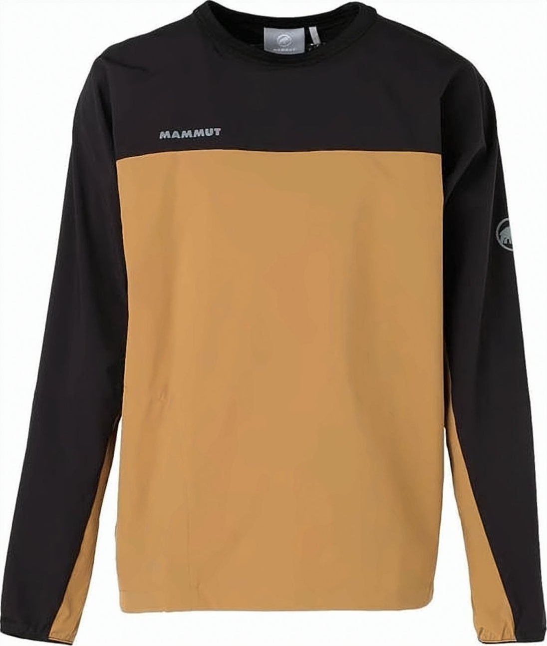 Color-Blocked Long-Sleeve T-Shirt with Logo Detail