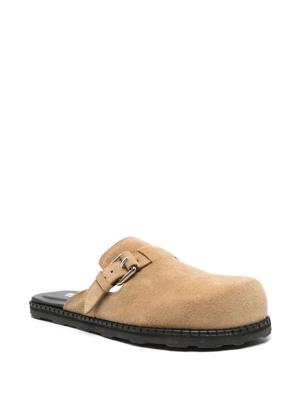 Light Beige Suede Sandals