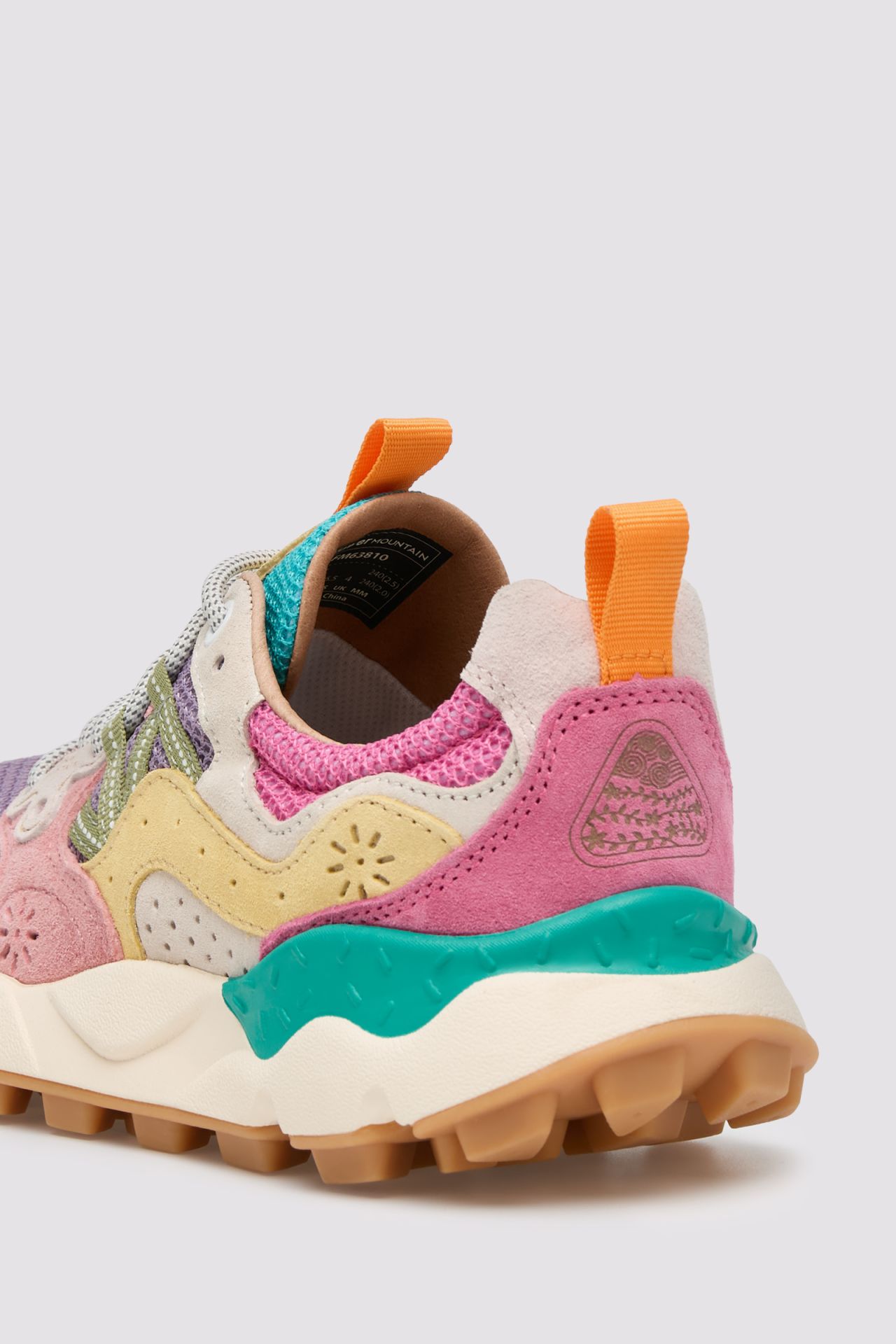 Multi-layered Sneakers with Pastel Hues and Chunky Soles