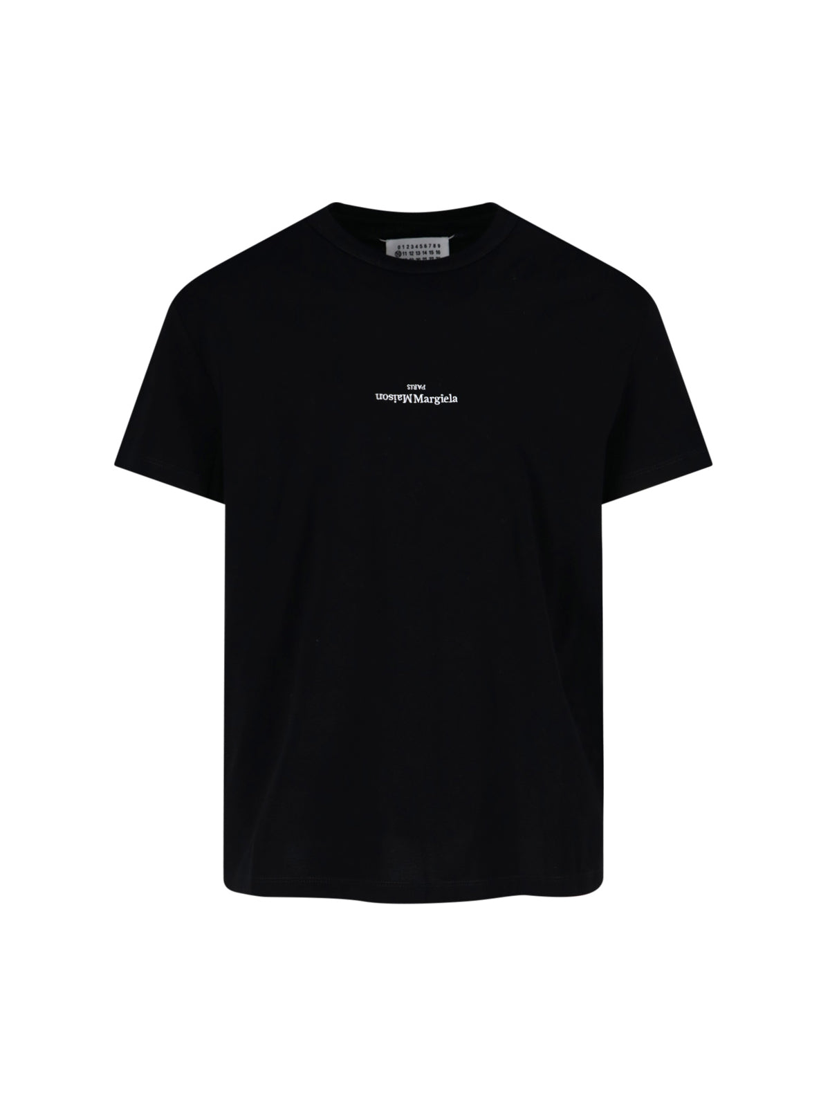 Distorted Logo Embroidered Cotton T-Shirt