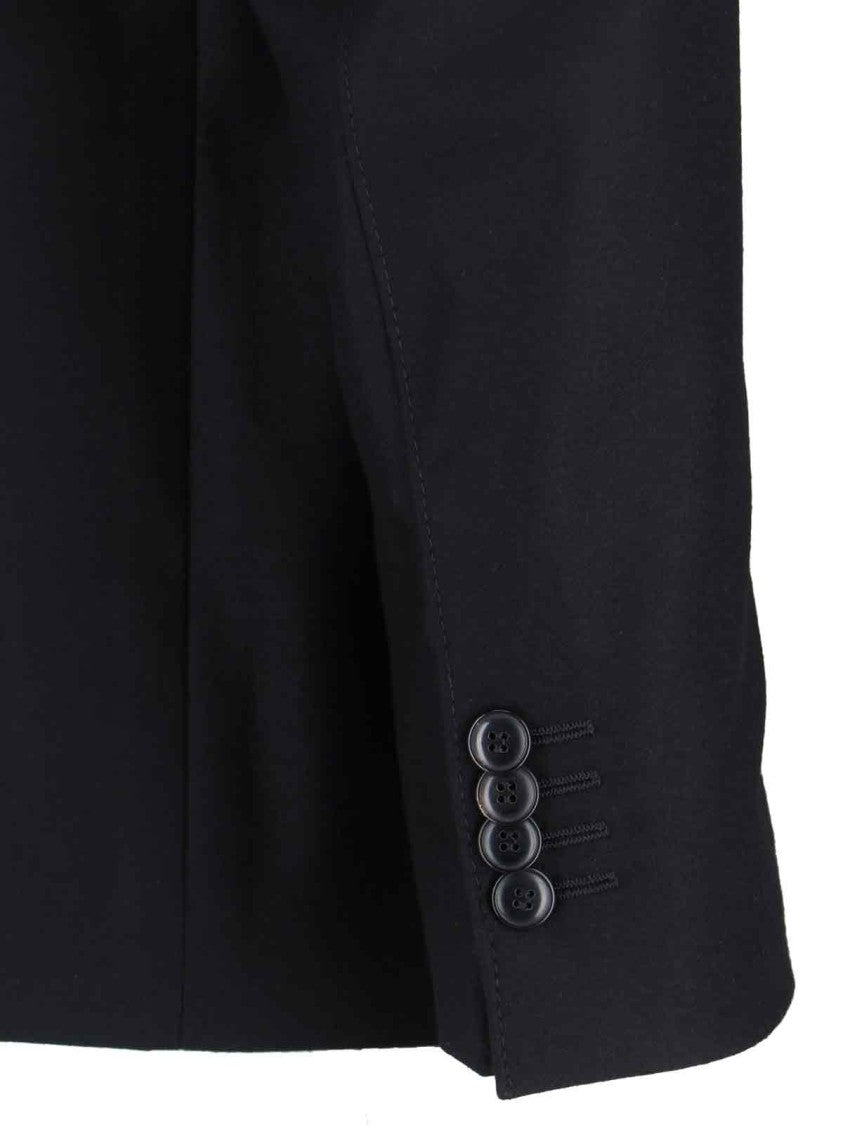 Structured Black Jacket With Minimalist Design