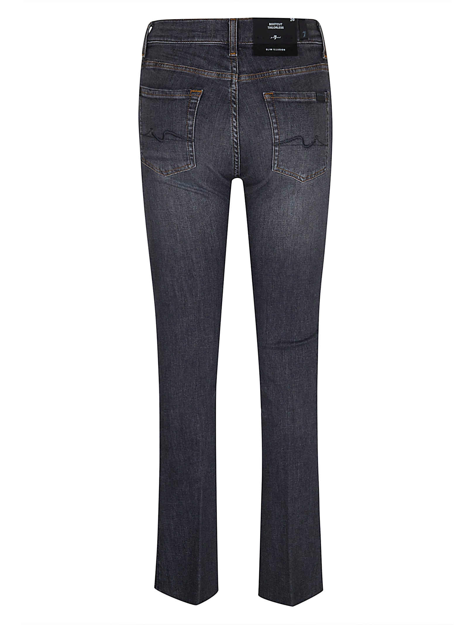 Slim Illusion Mid-Rise Stretch Bootcut Jeans