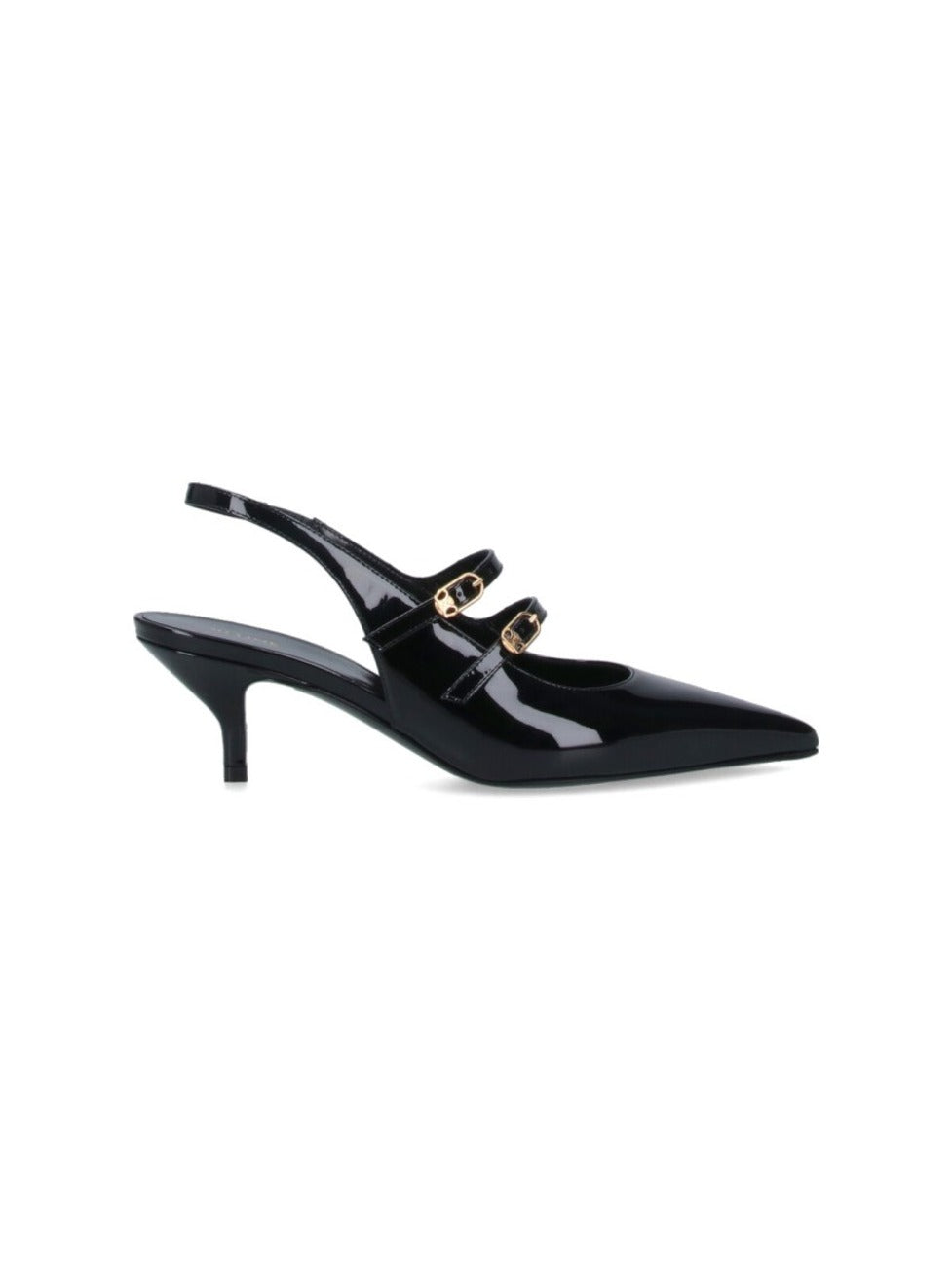 Pointed Toe Slingback Pumps With Dual Adjustable Straps