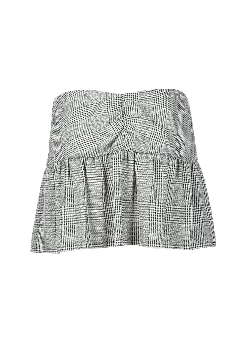 Mini Skirt - Black/White