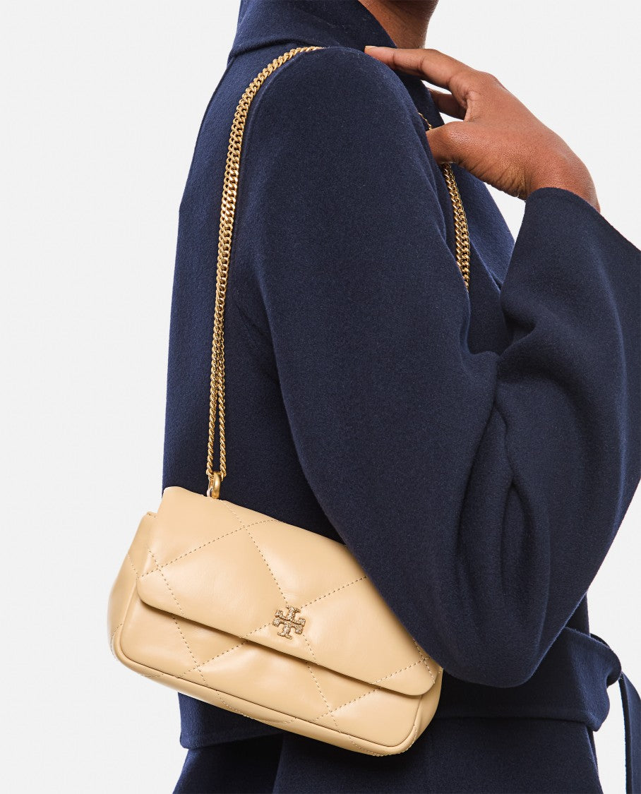 Kira Diamond Quilt Pave Mini Flap Bag