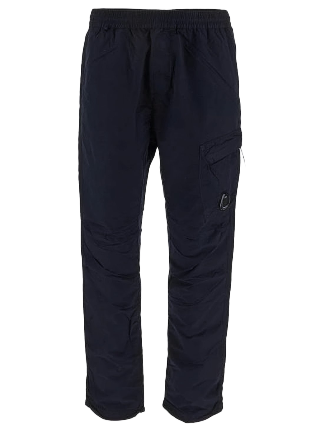 Relaxed-Fit Straight Pants with Cargo Pocket