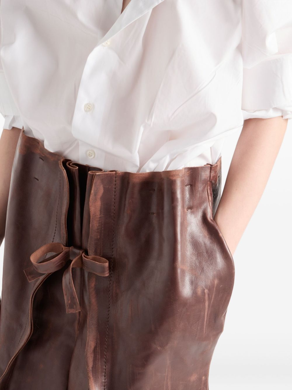 Timeless White Cotton Shirt With Pointed Collar