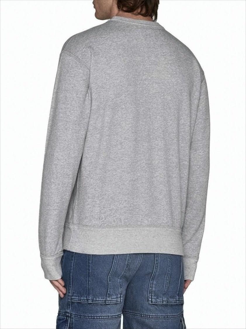 Long-Sleeve Relaxed Fit T-Shirt with Subtle Logo Detail