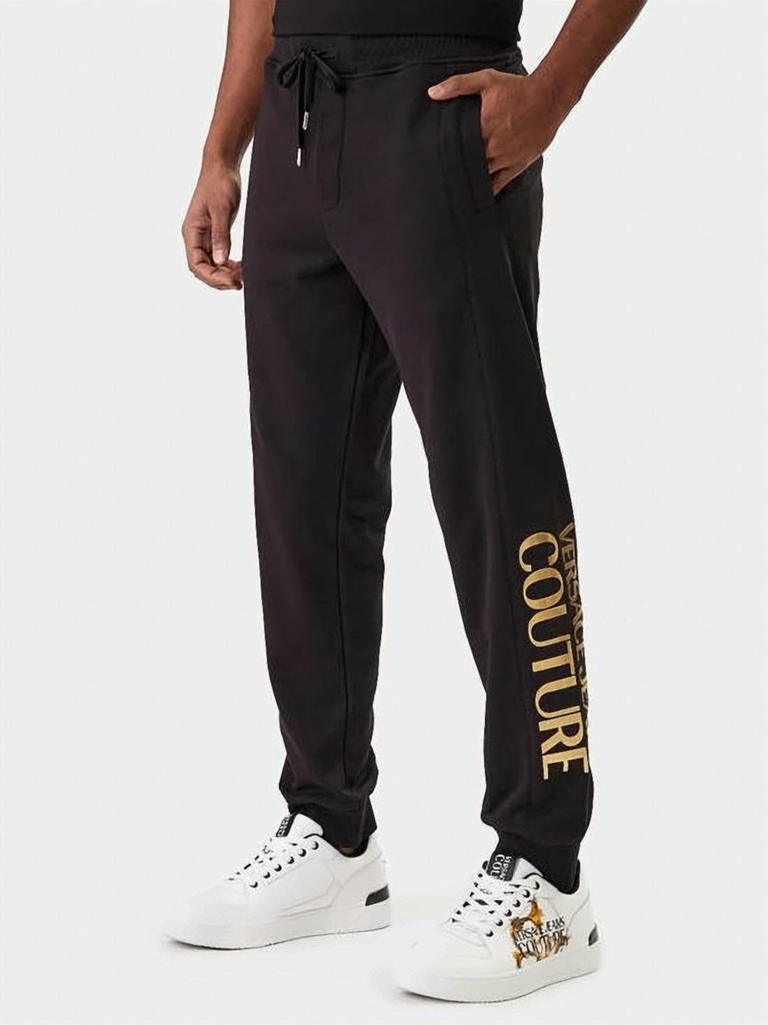 Relaxed-Fit Jogger Pants with Embossed Side Stripes