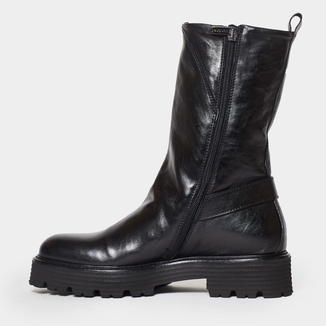 Biker-Style Ankle Boots