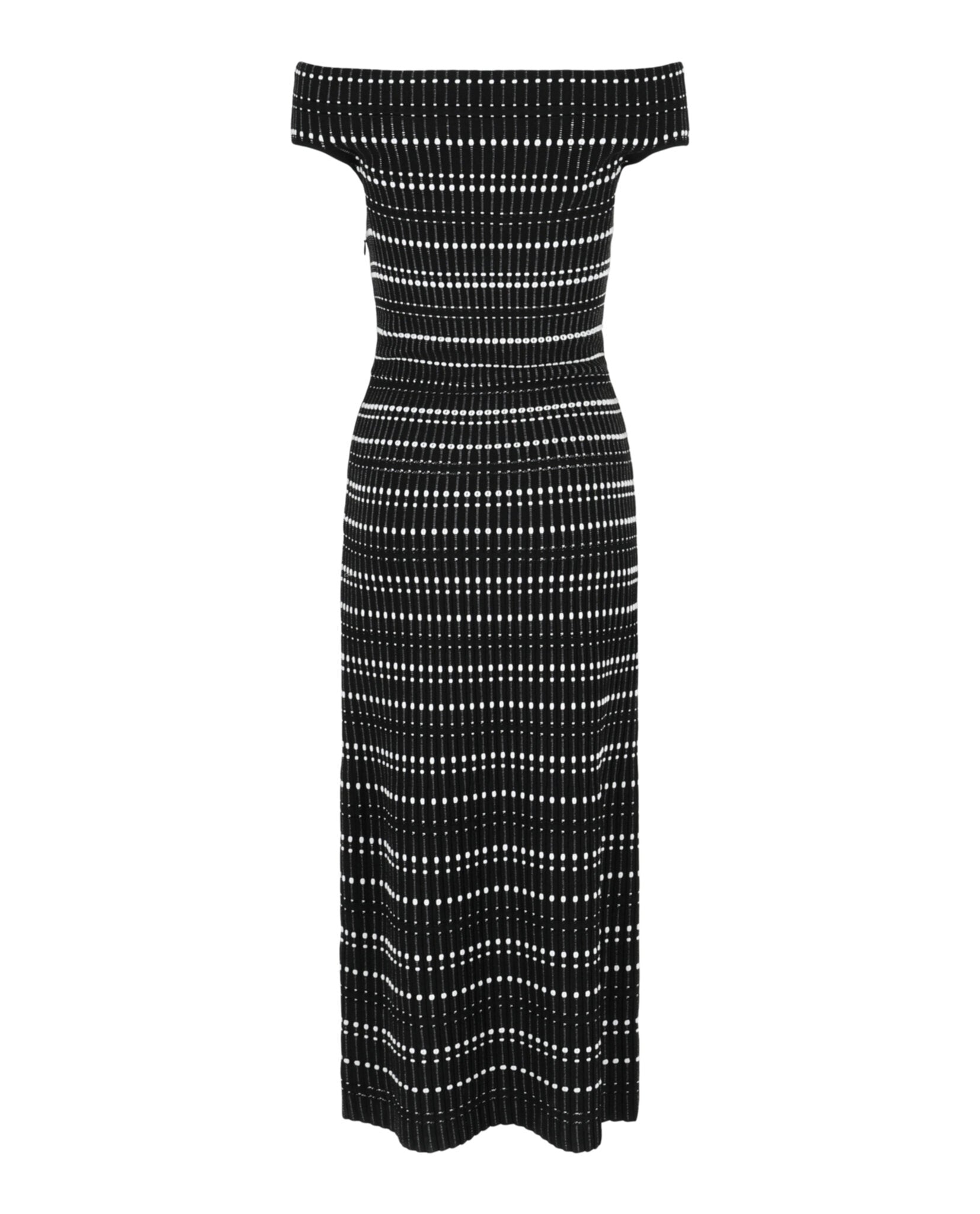 Off-The-Shoulder Midi Dress