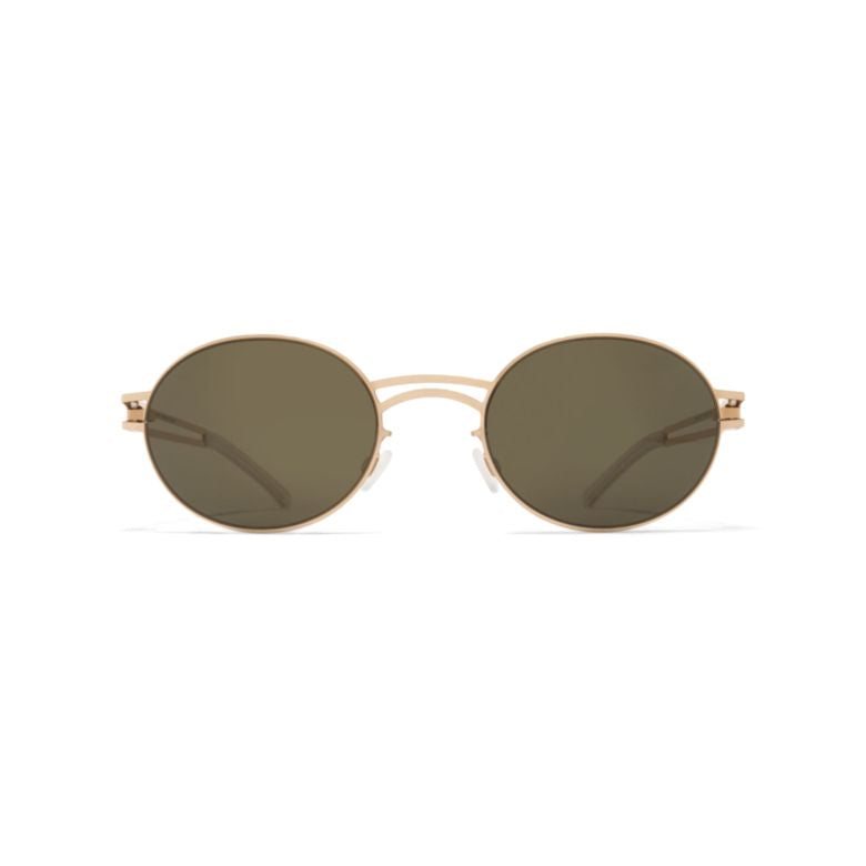 Dada Round Sunglasses with Gold Finish