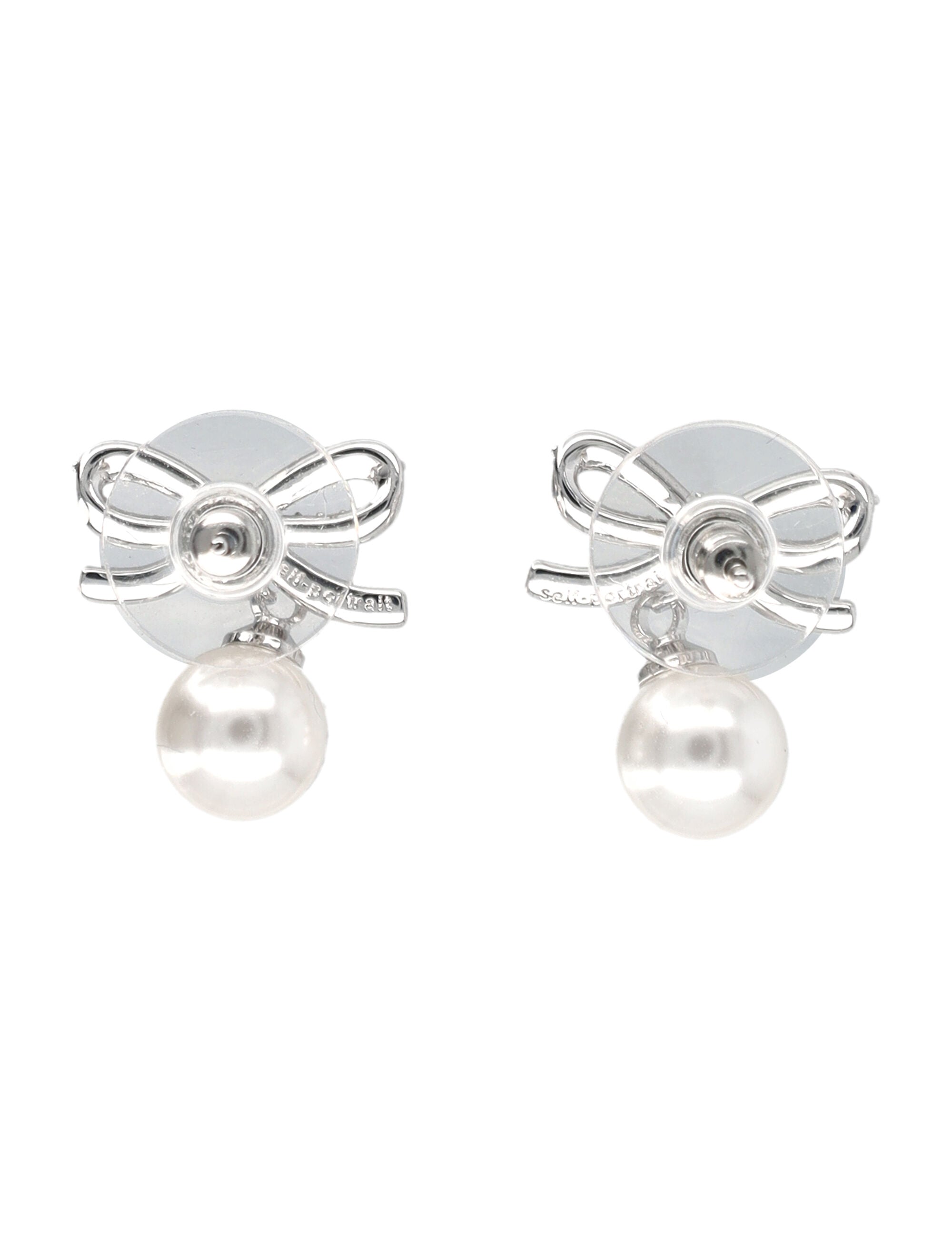 Bow Pearl Earrings