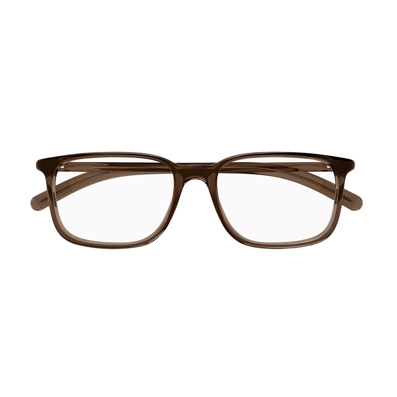 Eyeglasses Montblanc MB0328O 004 brown brown transparent 54/17/145