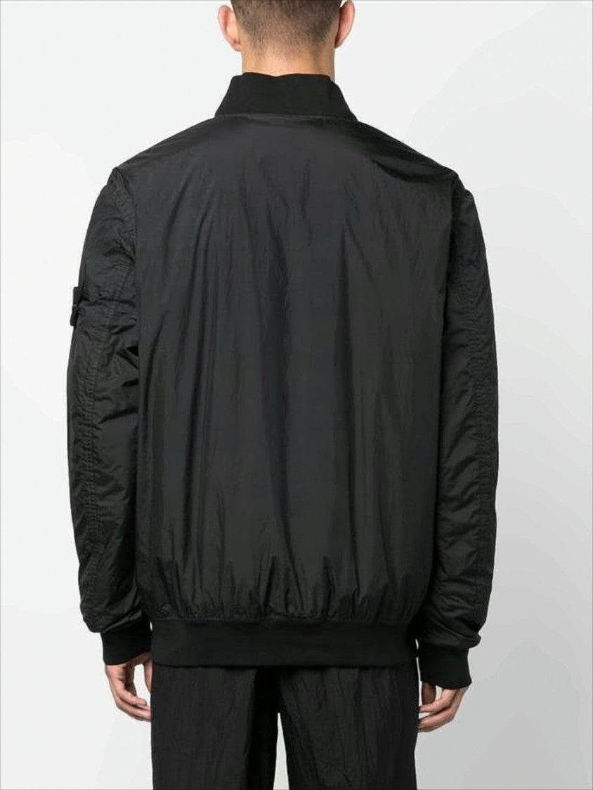 Padded Jacket with Front Zip Closure
