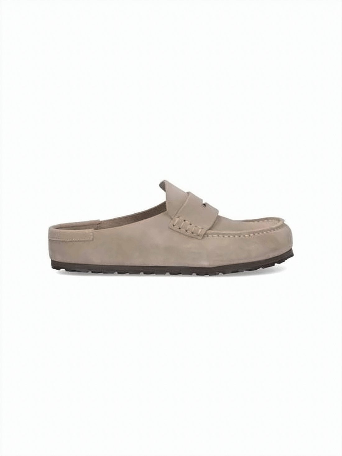 Suede Mule with Penny Strap and EVA Sole