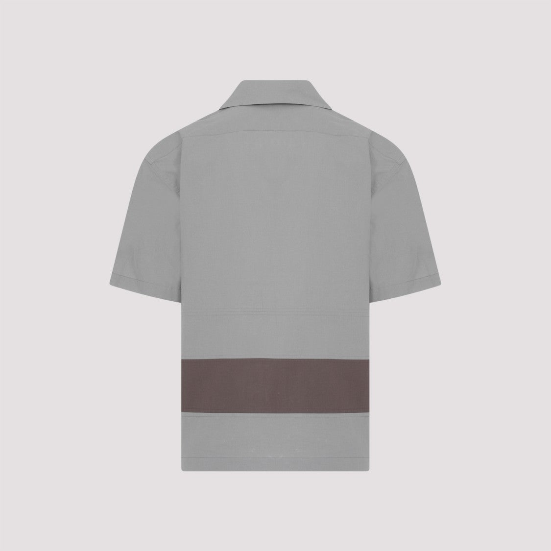 Grey Cotton Barrel Shirt