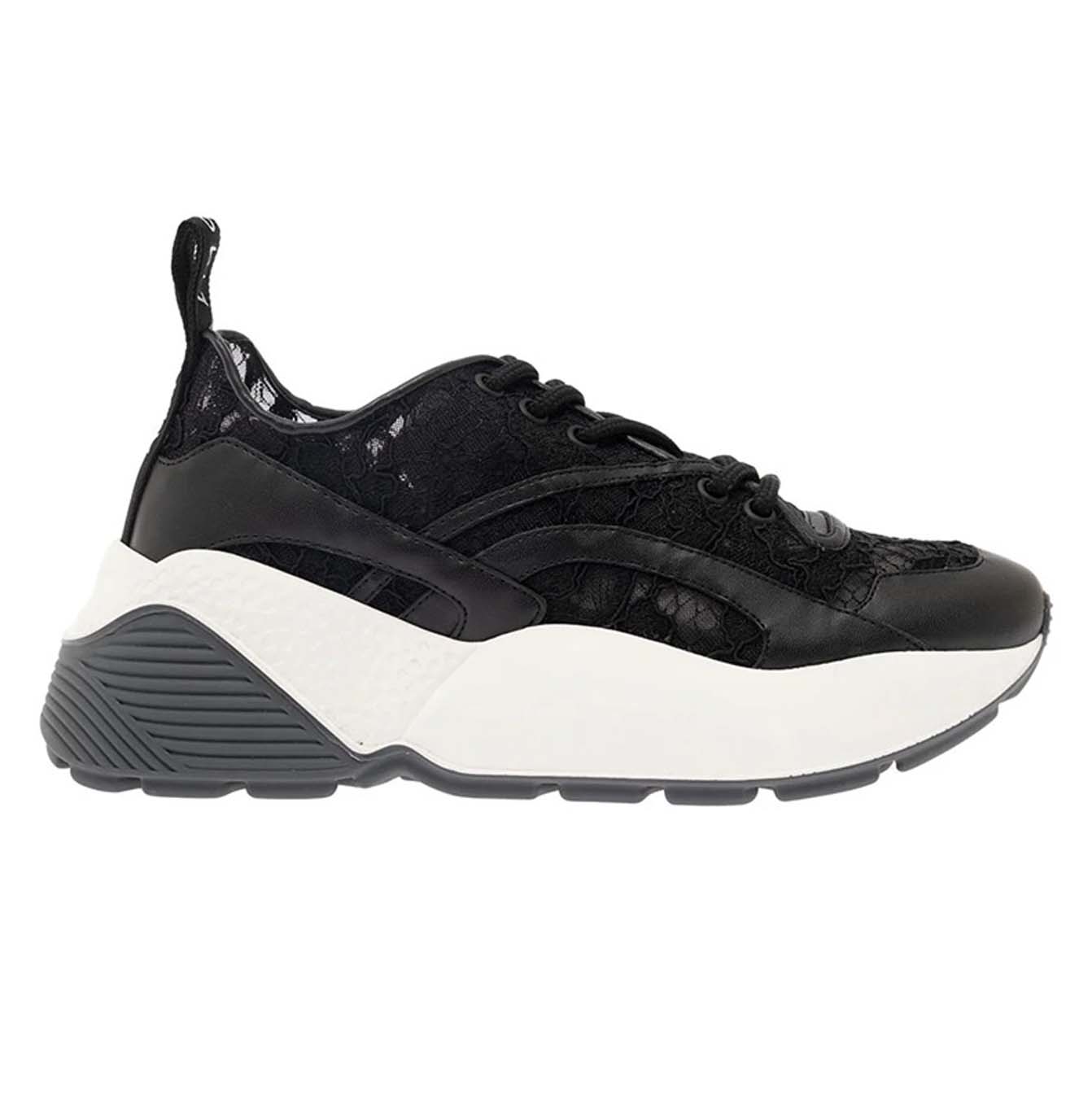 Textured Black Sneakers