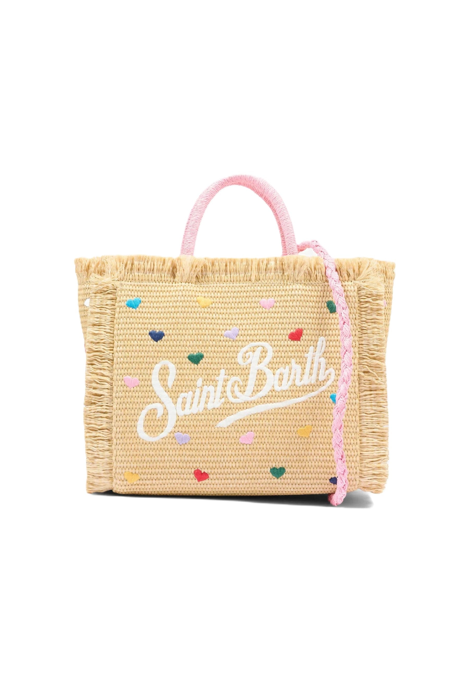 Yellow Colette Straw Handbag