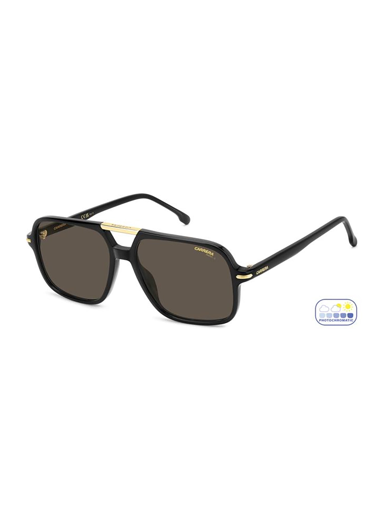 Bold Square Frame Sunglasses with Tinted Lenses