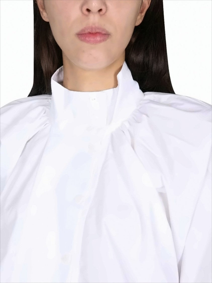 Voluminous White Cotton Shirt