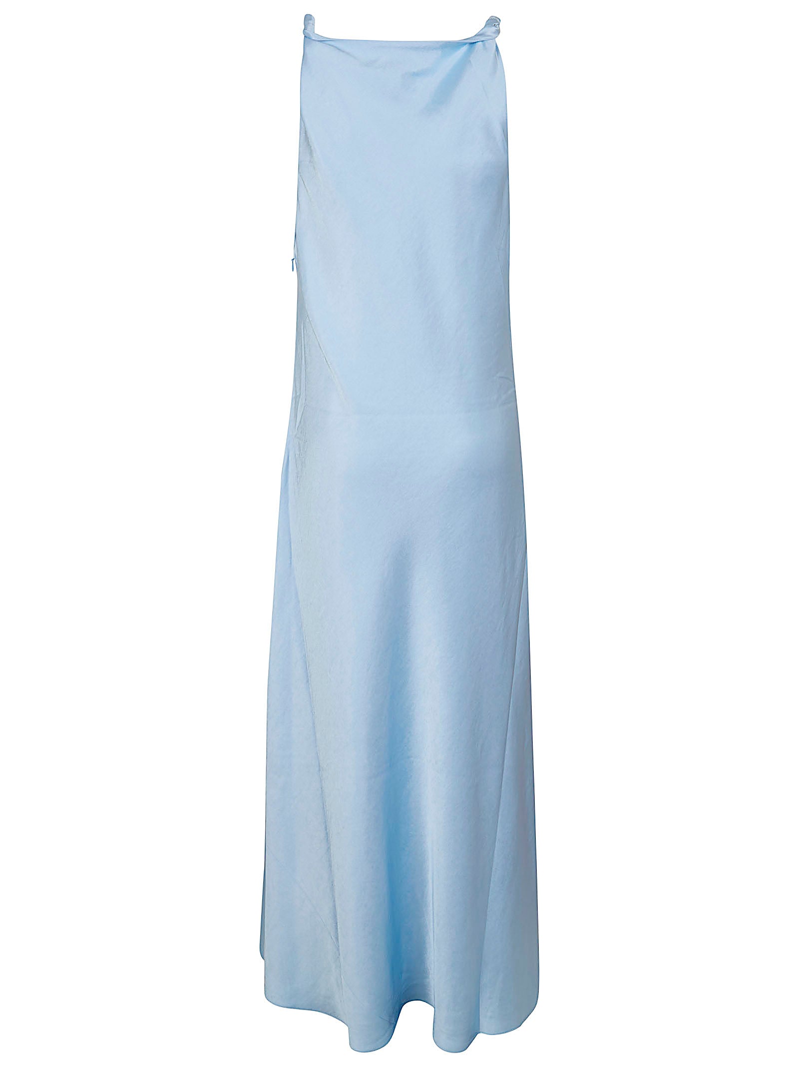 Sleeveless Midi Dress with Subtle Sheen