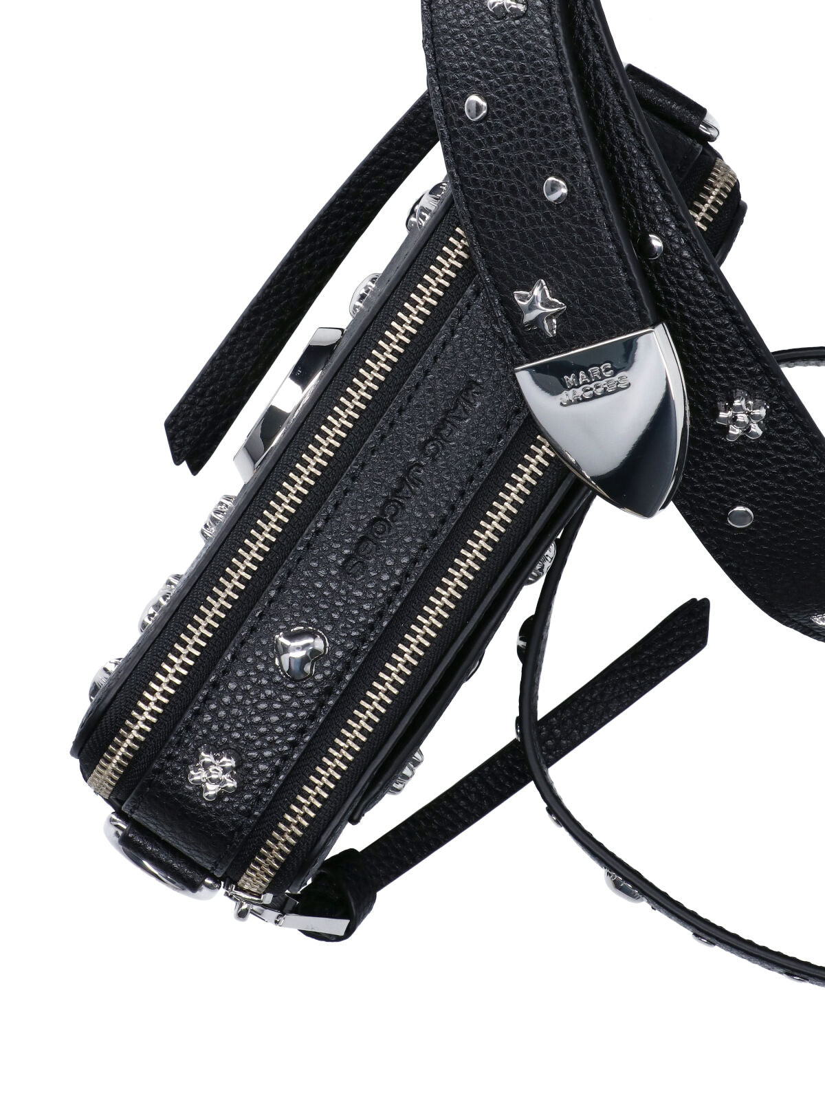 Black The Snapshot Calf Leather Bag