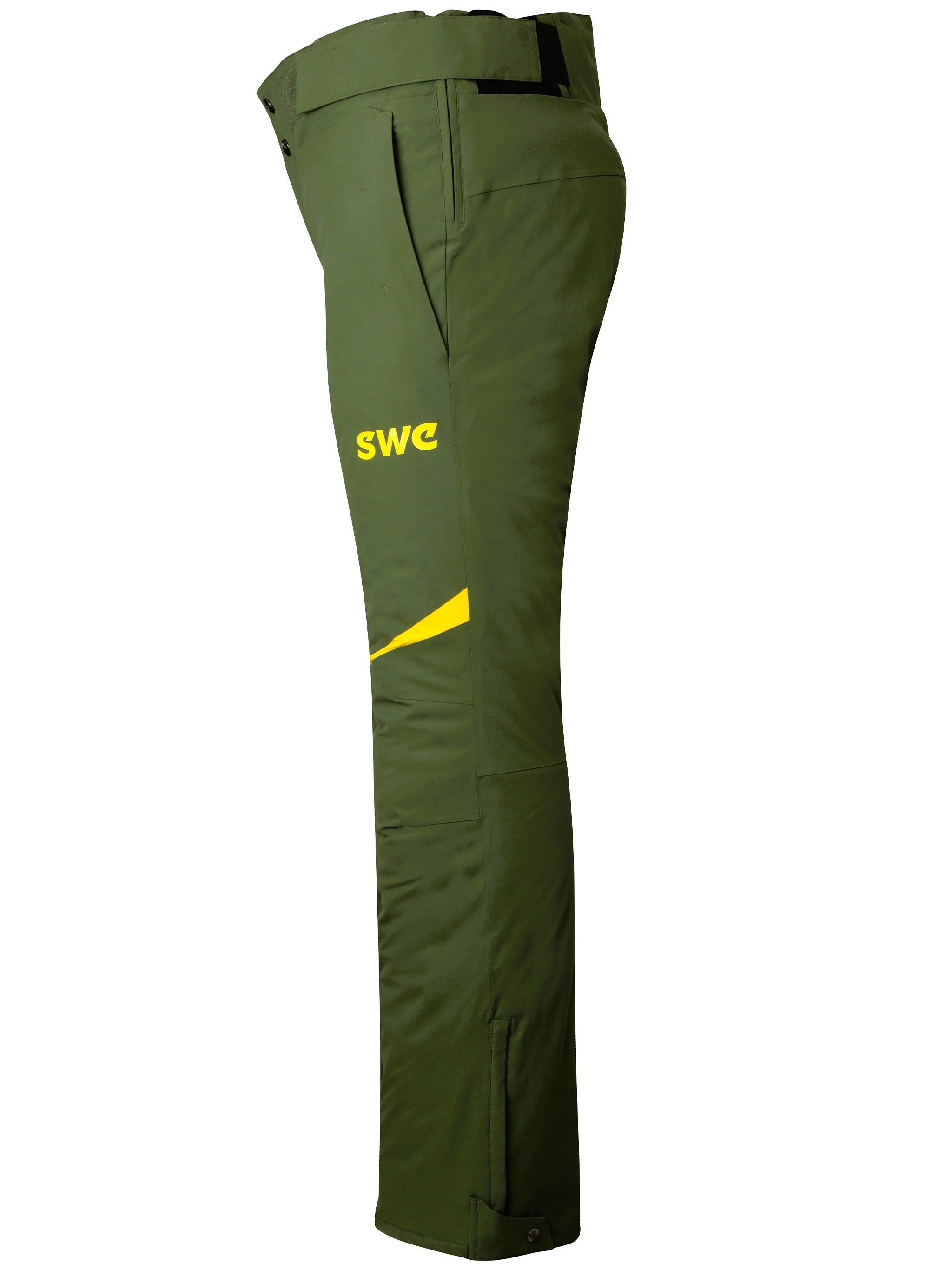 Olive Green Sweden Polyester Ski Pants