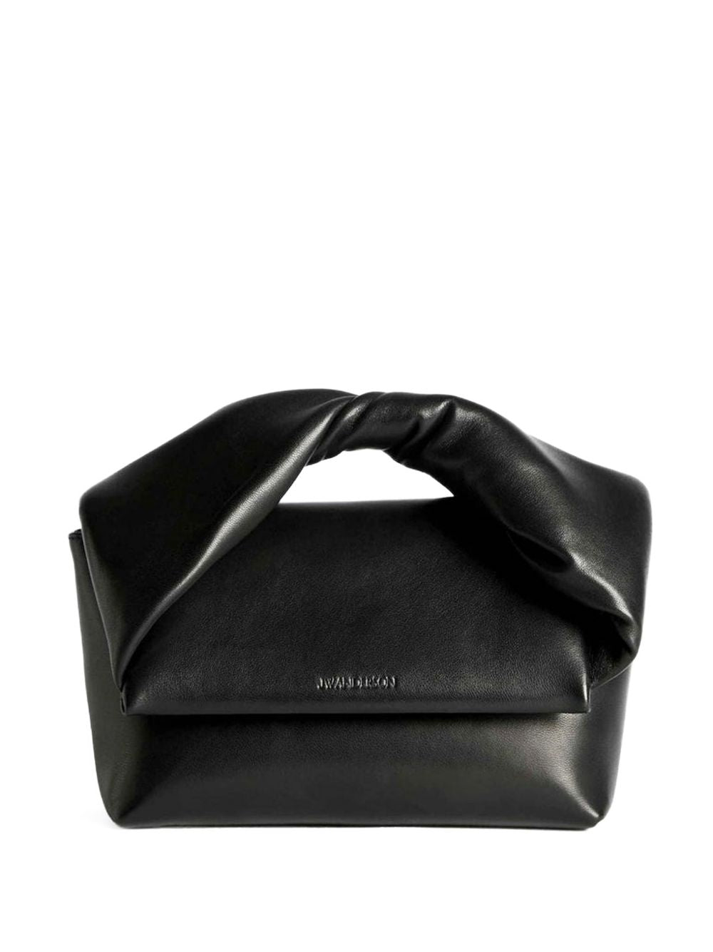 Medium Twister Bag In Black Leather