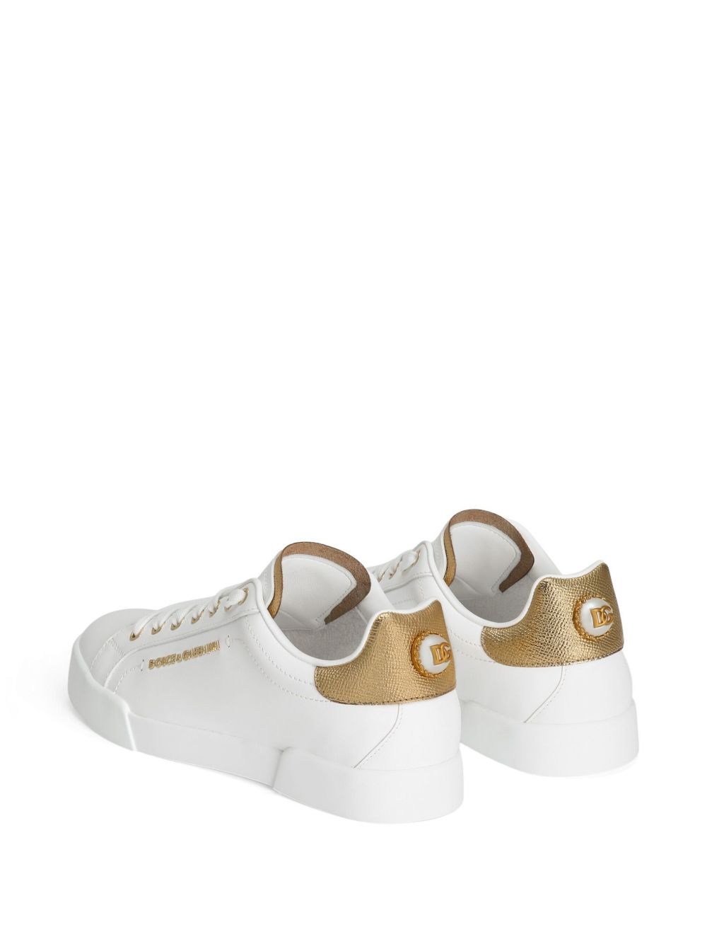 Skórzane sneakersy Portofino z napisami