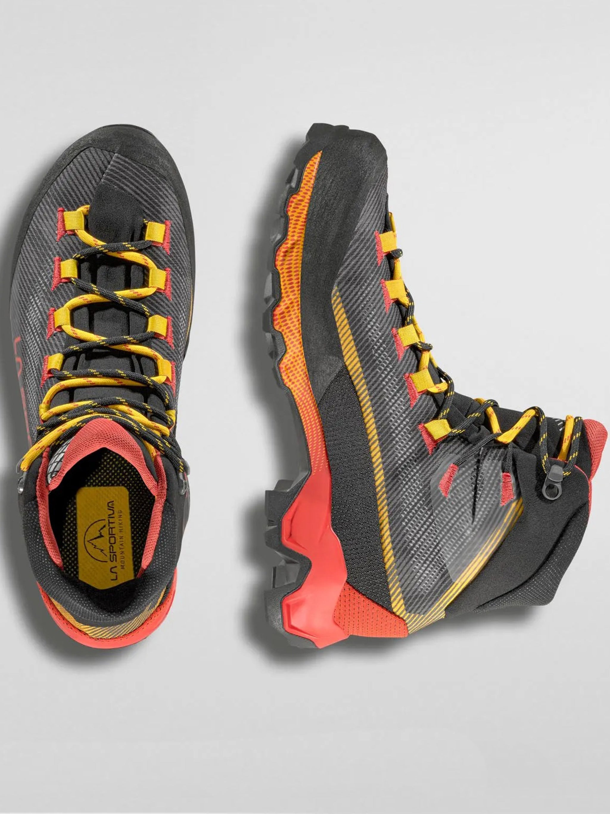 Black/Yellow Aequilibrium Hike High-Top Hiking Shoe
