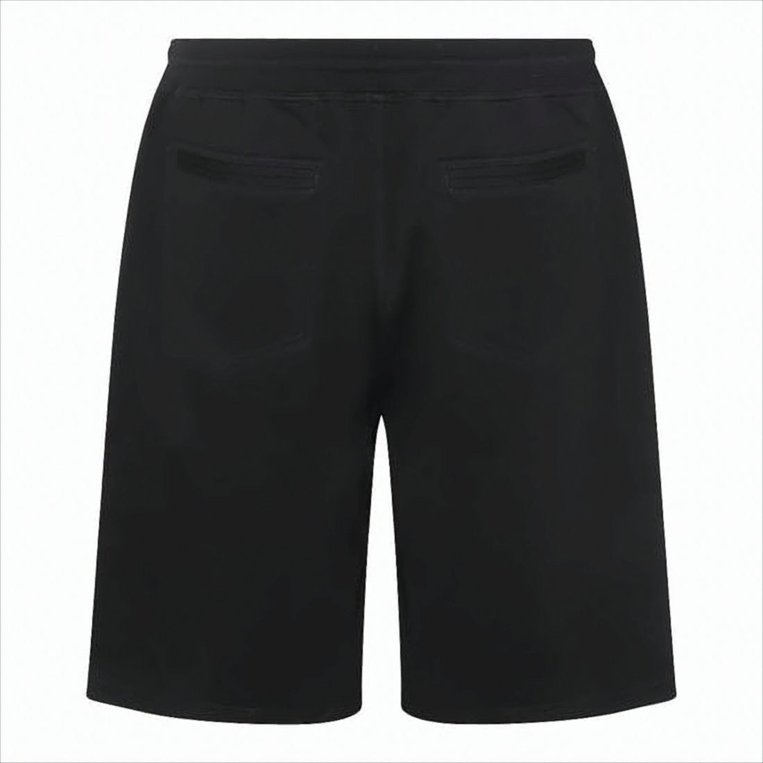 Black Shorts with Drawstring Waist