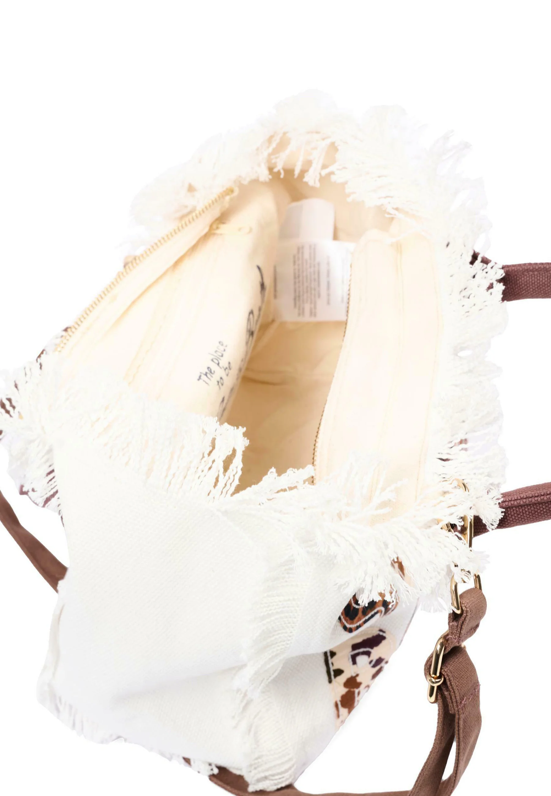 White Colette Cotton Handbag