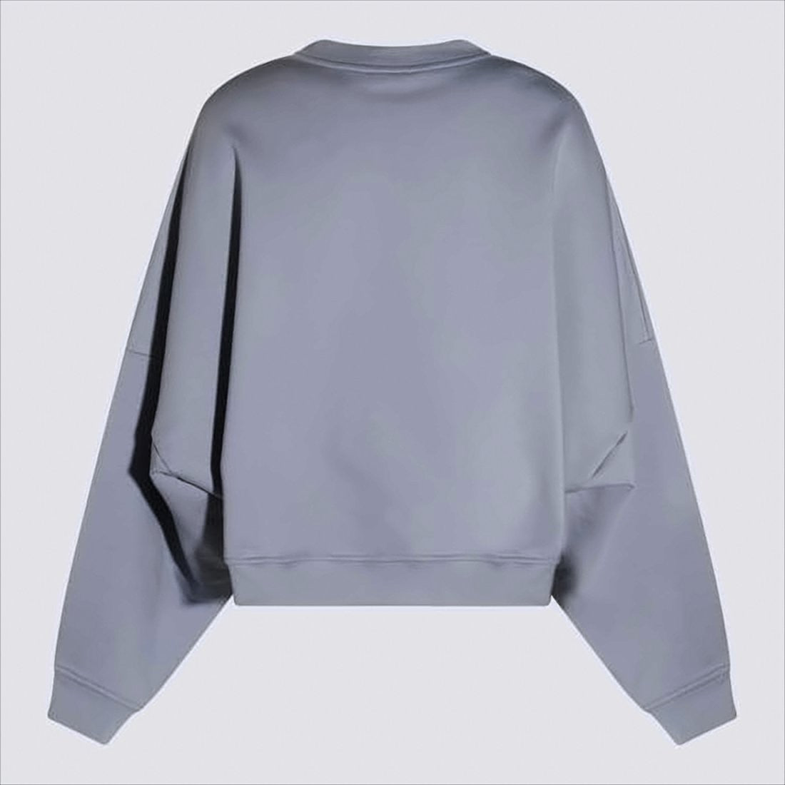 Relaxed Fit Long-Sleeve Cotton Sweatshirt with Bold Chest Lettering