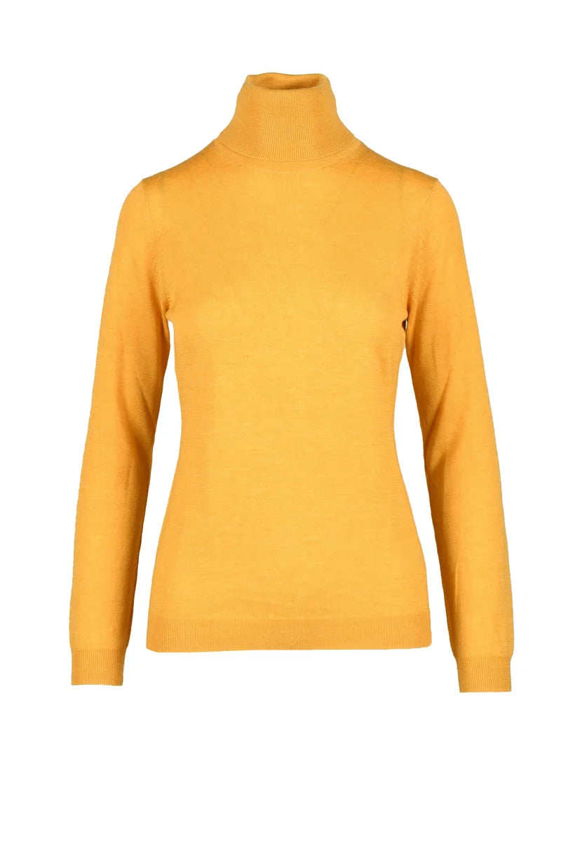 High Neck Sweater - Yellow