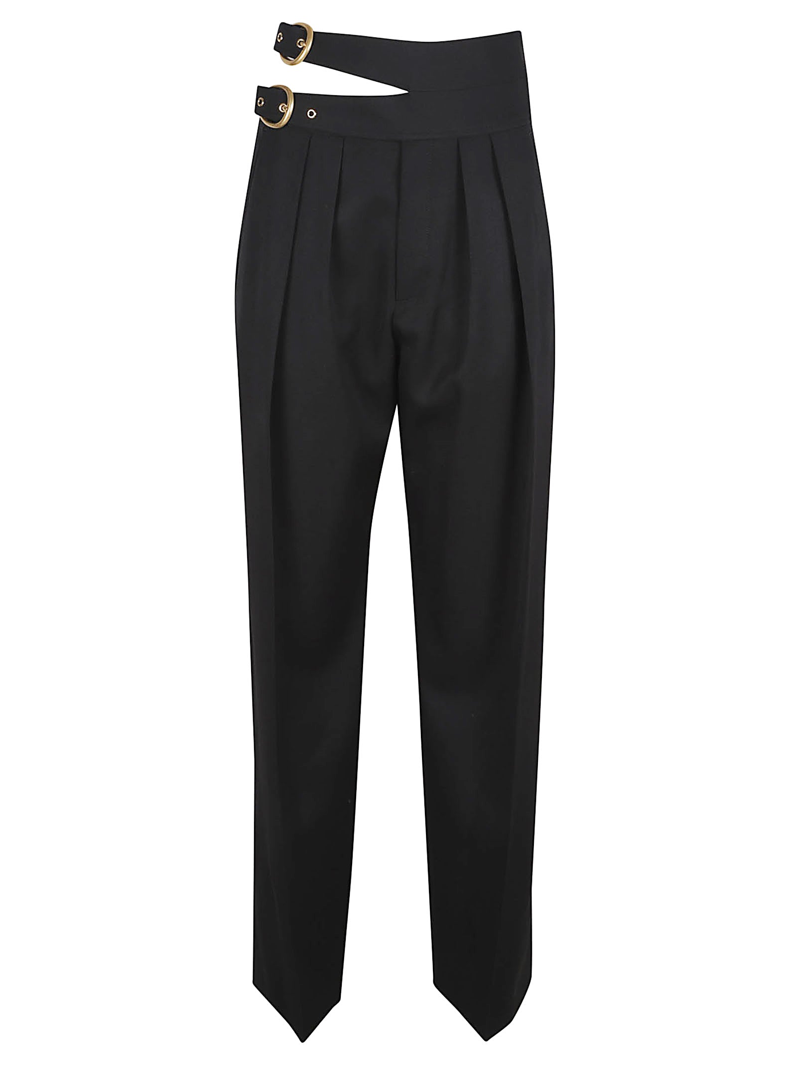 High-Waisted Tailored Trousers