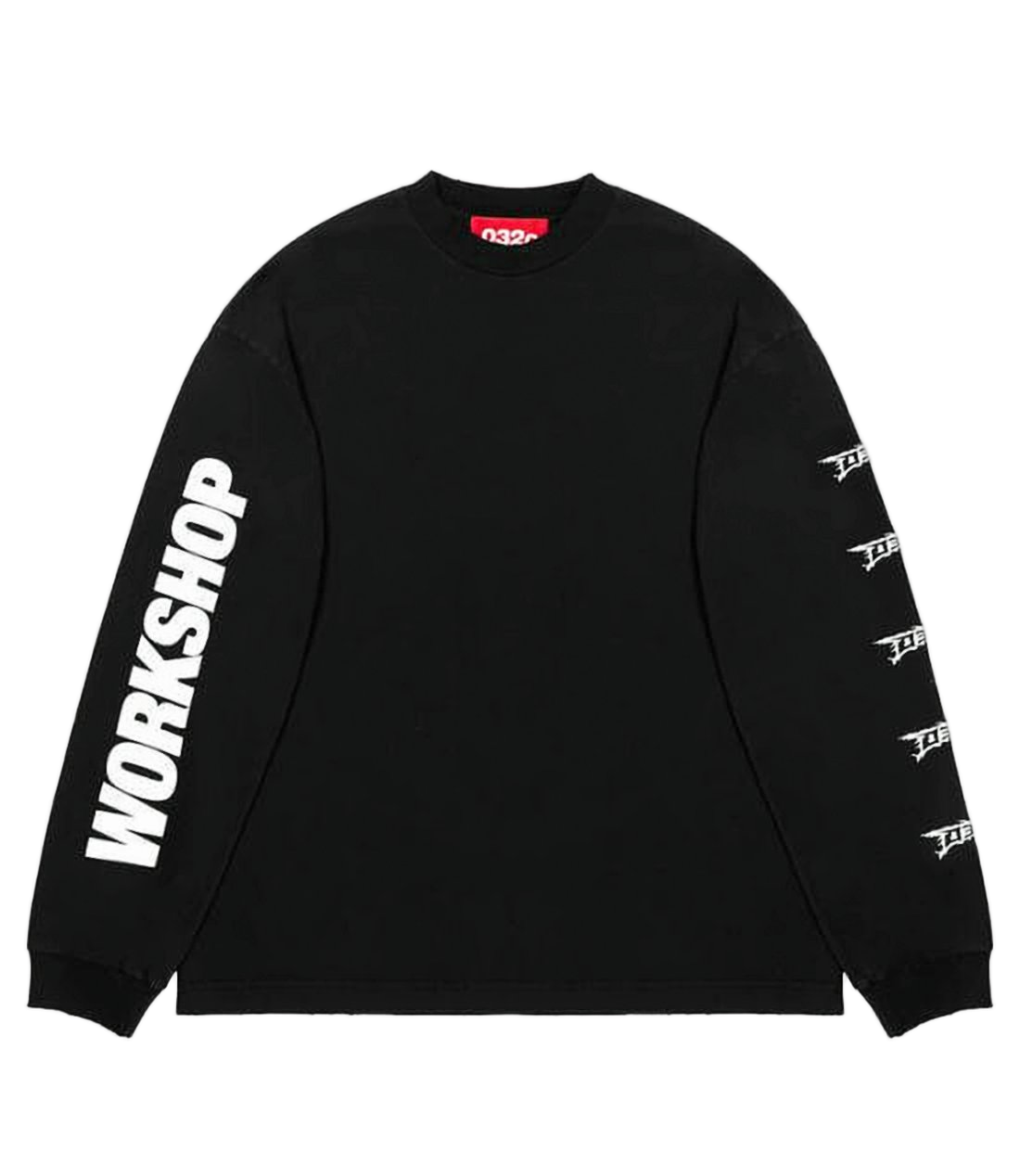 Long-Sleeve Black Organic Cotton T-Shirt