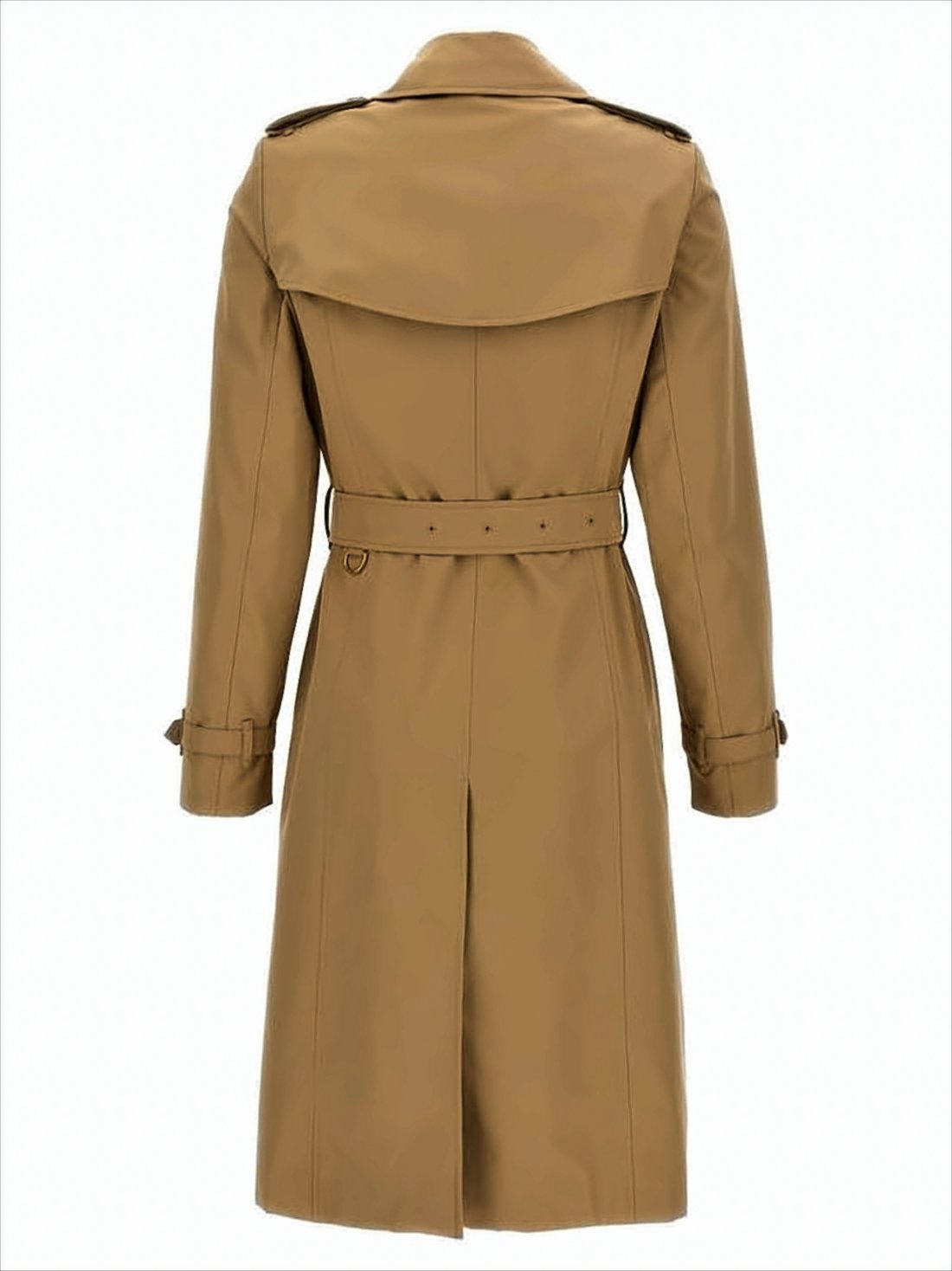 Double-Breasted Cotton Trench Coat