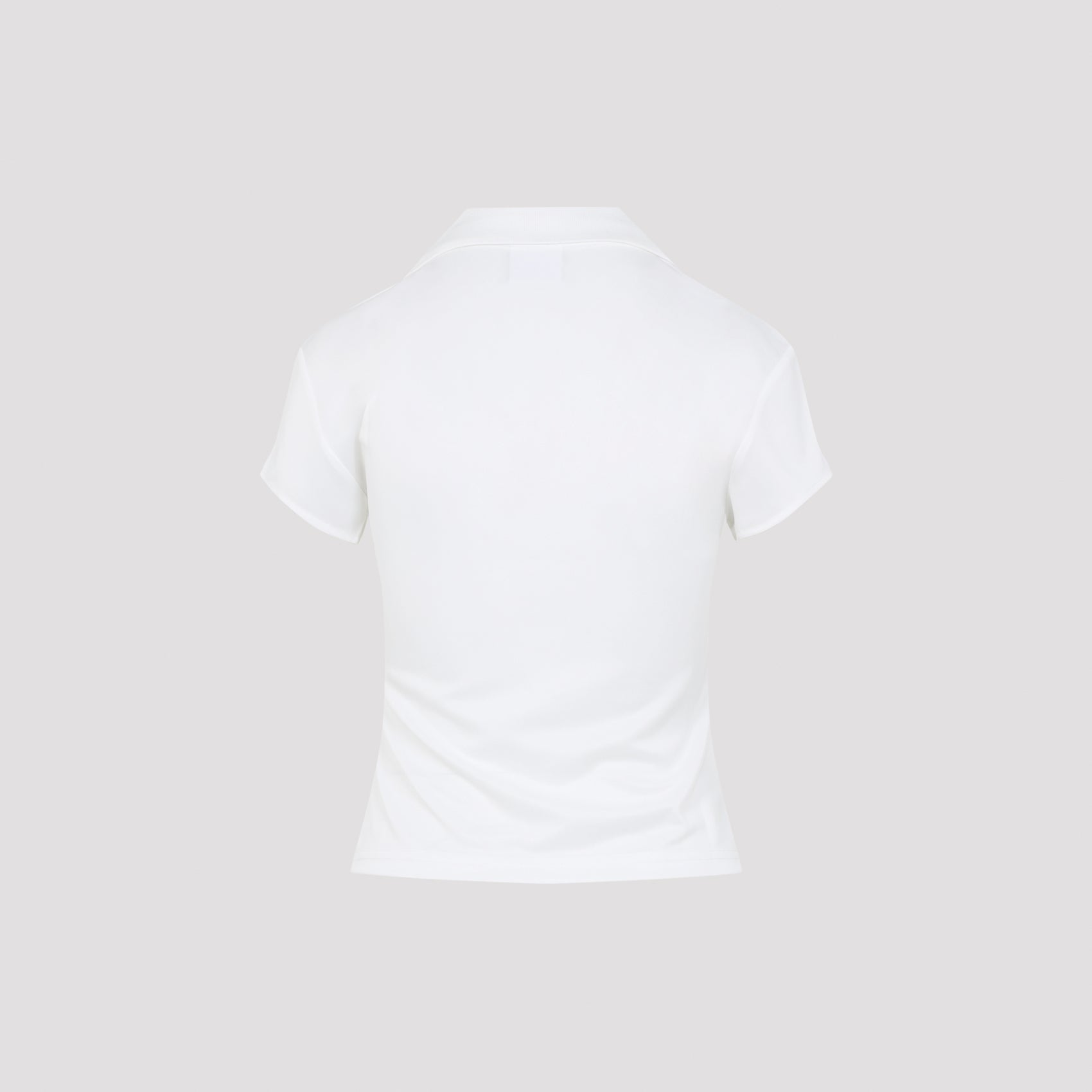 Short-Sleeved T-Shirt With Deep V-Neckline