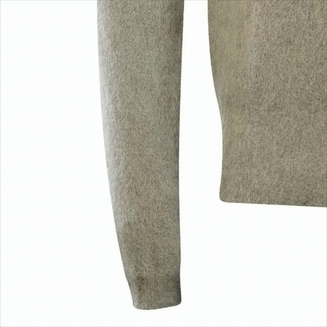 Soft Fuzzy Knit Sweater with Classic Crew Neckline