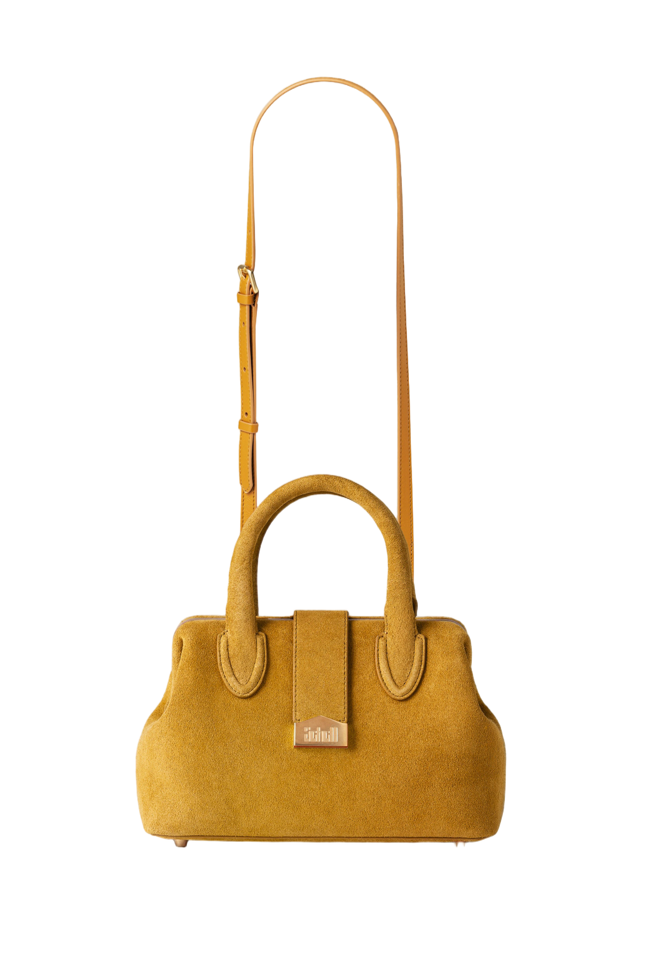 Small Calfskin Doctor Bag with Adjustable Strap