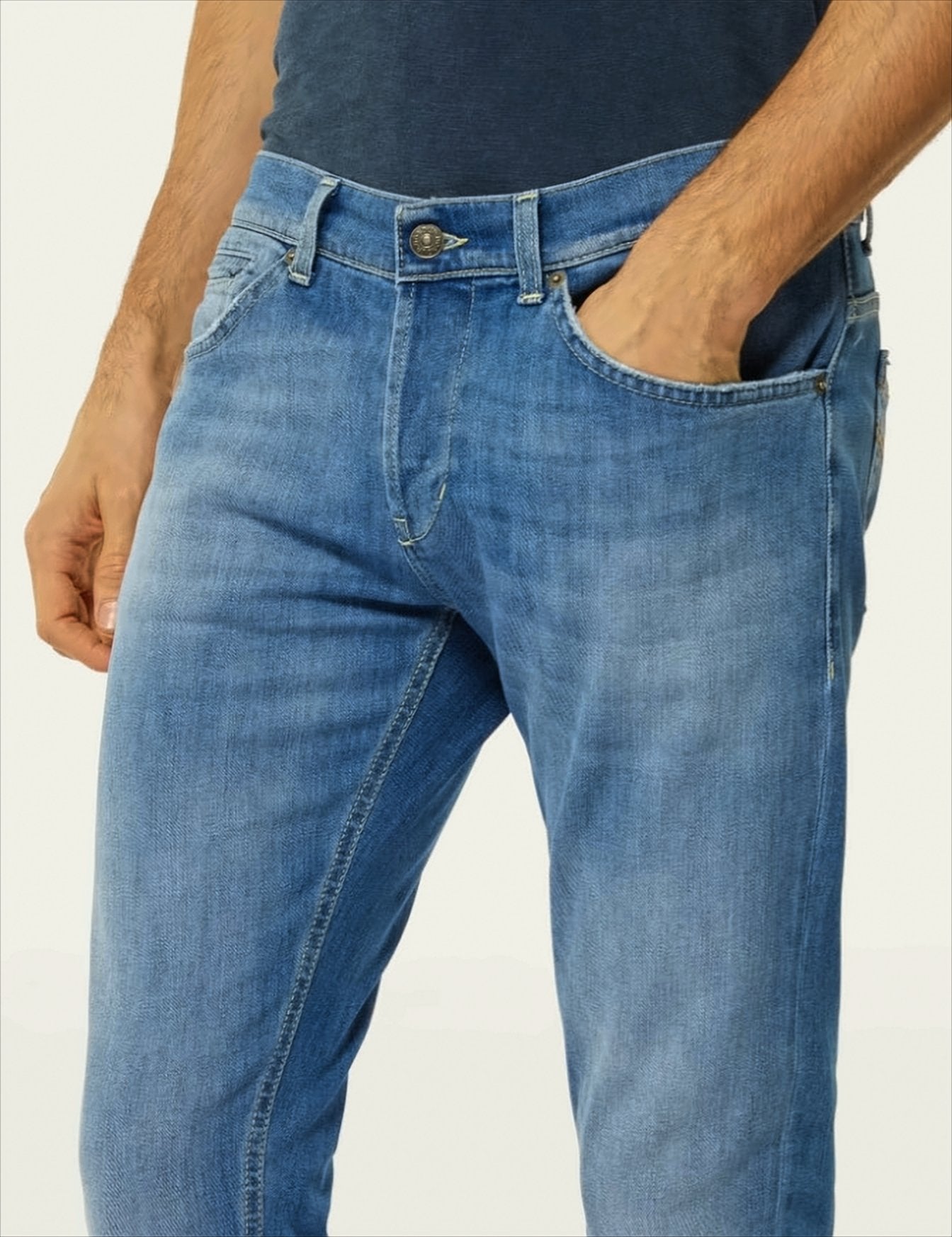 Slim Fit Classic Denim Jeans