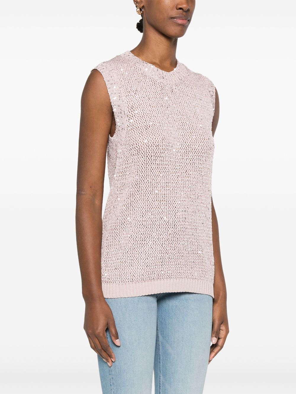Sleeveless Rose Pink Top